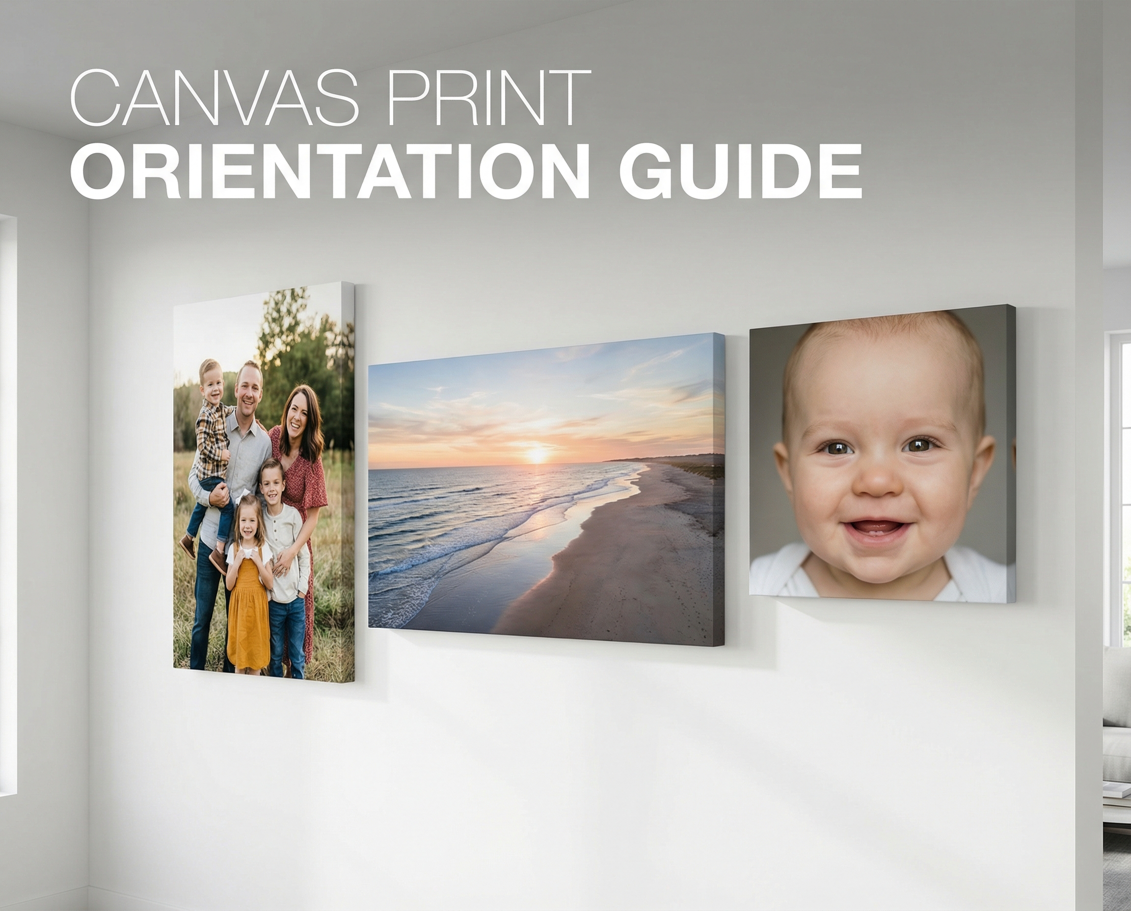 Canvas Print Orientation Guide: Portrait vs Landscape vs Square