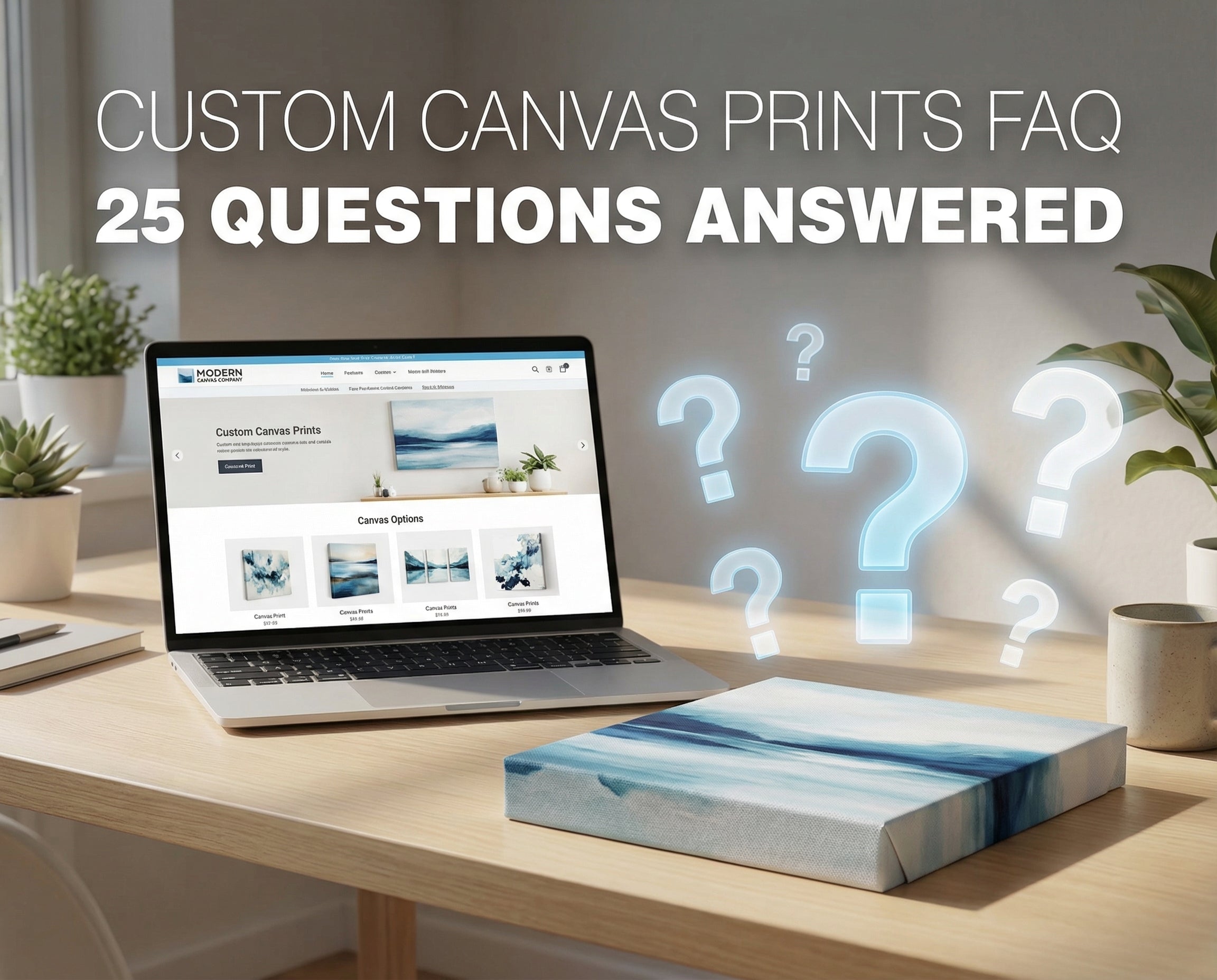 Custom Canvas Prints FAQ: 25 Questions Answered by Modern Canvas Company