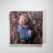 13x13 Story Canvas showing edge wrap and gallery depth profile
